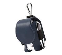 MALSSE PU Leather Golfs Balls Storage Bag Portable Waist Holder Balls Container Storage Easy to Use Portable Golf Holder Bag