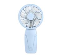 MALSSE Rechargeable Portable Fan Handheld Cooling Small Pocket 3 Speed For Office Outdoor Camping Travel Wind
