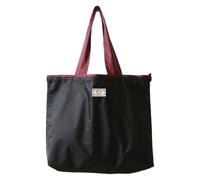 MALSSE Reusable Shopping Bag With Drawstring Closure Large Capacity Grocery Foldable Shoulder For Supermarket Grocery Portable Shoulder Shopping Foldable Carry For Daily