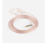 MALSSE Silver Coated Double Parallel Designs Earphone Cable For QKZA3 Headphone Cord Stable And Clear Sound Transmission Silver Plate Earphone Cable