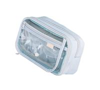 MALSSE Simple Pencil Case Large Capacity Pen Case Clear Pencil Pouches Bag Pen Pouches Desk Organizers for Student Clear Bag Large Capacity Aesthetic