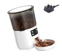 MALSSE Smart Pet Feeders App Operated Quantitative Timer Function Infrar Battery Backup 4L Storage Dispenser