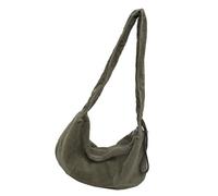 MALSSE Soft Corduroy Shoulder Bag Large Capacity Satchel Underarm Purse Practical Crossbody For Fashion Ladies Corduroy Shoulder