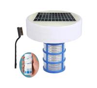 MALSSE Solar-Powered Copper Ionizer Floating Pool Purifiers Easy Automatic Chlorine Automatic Floating Pool Cleaner For Spa Hot Tubs