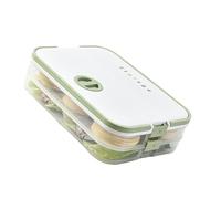 MALSSE Stackable Clear Dumpling Organizers With Date Timer Portable Accessory For Freezer Use And Kitchen Storage Solution Kitchen Organizers