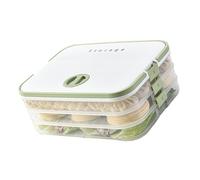 MALSSE Stackable Clear Dumpling Organizers With Date Timer Portable Accessory For Freezer Use And Kitchen Storage Solution Kitchen Organizers