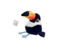 MALSSE Stress Relieving Dynamic Bird Pet Toy ABS Center Building For Aggressive Chewing Behavior Control Destructive Play