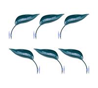 MALSSE Suction Cup Leaf Basking Platform 6PCS Spawning Grounds Resting Place For Turtles Reptiles Fisttank Terrariums Decors Reptiles Terrarium Decoration