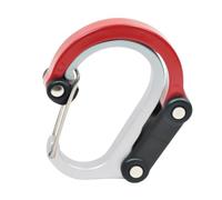 MALSSE Swivels Hook Carabiner Clip Outdoor Aluminum Alloy D Shape Keychain Buckle Multifunctional Carabiner Buckle D Shaped Climbing Hook