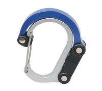 MALSSE Swivels Hook Carabiner Clip Outdoor Aluminum Alloy D Shape Keychain Buckle Multifunctional Carabiner Buckle D Shaped Climbing Hook