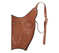 MALSSE Traditional Recurve Bow Bag Leather for Quiver for Traditional Longbow with Adjustable Straps Storage Bag Bow Packaging