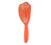 MALSSE Travel Friendly Curved Detangling Brush Protects Bristles Hair Comb Fashionable Hollow out Hairbrush for Women and Men