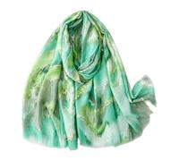 MALSSE Trendy Handkerchief Scarf Silk Feeling Soft And Comfortable Suitable For Hiking Camping Multipurpose Neck Scarves Color Blending