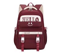 MALSSE Trendy Teen Backpack With Water Resistant Oxford Fabric Shcool Bag College Student Backpacks For Everyday Adventures Travel Backpack