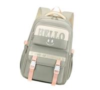 MALSSE Trendy Teen Backpack With Water Resistant Oxford Fabric Shcool Bag College Student Backpacks For Everyday Adventures Travel Backpack