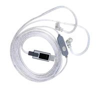 MALSSE Type C Sound Cable With Integrated DACs Chip And Two Microphones For Clear Earphone Wire Replacement Headsets Wire Type C DACs Chip Integration