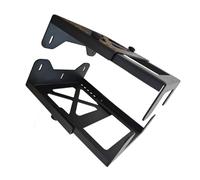 MALSSE Under Desk Holder Shelf Rack Storage Bracket Protective Tray Organizers Bracket For NAS CPU Servers Office Accessories Steel Computer Stand