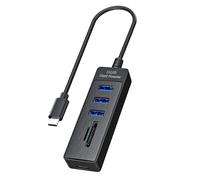 MALSSE Universals 5 In 1 Adapters With USB3.0 USB2.0 Port SDTF Card Reader Slot For Camera Laptop Multifunction USB Hubs With Card Slots