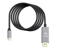 MALSSE Video Transmission USB C To DisplayPort Cable With Integrated Charging For Laptop