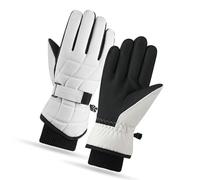 MALSSE Warm Impermeable Work Gauntlets For Freezing 40°C Tall Density Weave Fabric With Against Slip Technology PU Against Slip Impermeable Work Gloves