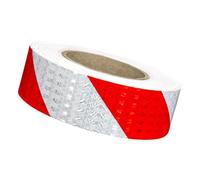 MALSSE Waterproof 50m Reflective Tape Roll For Vehicles Trucks High Visibility Warning Strips 5cm Wide Weather Resistant Tape