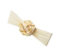 MALSSE Wedding Chair Back Flowers Decorations White Sashes For Special Occasion Banquet Chair Sash