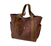 MALSSE Women Armpit Bag Multi-Pockets Handbag All-matching Underarm Large Capacity Commuting Strawberry Shoulder Women Fashion Armpit Casual Underarm Lovely Strawberry Shoulder