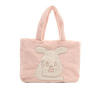 MALSSE Women Bags Cute Shoulder Ladies All-Matching Shopping Dating Bag Large Capacity Underarm Plush Handbag Large Capacity For Women Plush Handbag Soft Cute Shoulder