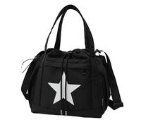 MALSSE Women Nylon Messengers Bag Large Capacity Shoulder Star Crossbody Student School Fashion Handbag For College Women Student School Large Capacity Shoulder