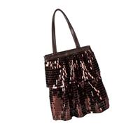 MALSSE Women's Toted Handbag Glitters Sequins Toted Bag Purse Stylish Casual Trendy Shoulder Bag Large Capacity Hoboes Handbags Trendy Purse Handbag