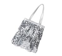 MALSSE Women's Toted Handbag Glitters Sequins Toted Bag Purse Stylish Casual Trendy Shoulder Bag Large Capacity Hoboes Handbags Trendy Purse Handbag