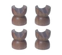 MALSSE Wood Feet Wood Foot Pads Supports Enhancements Innovative Foot Pad Upgrades Sound Supports Stands Feet Pads Simple Install For Sound Projection