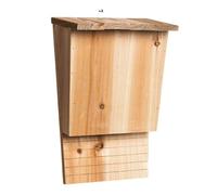 MALSSE Wooden Bat House Clean Your Backyard Enjoy The Outdoors Attract Bat Perfect For Outdoor Enthusiasts Wood Bathroom Accessories