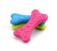 Malstick bone shape for aggressive Chure is a nearly destructive interactive training toy for large Christmas wrapping paper