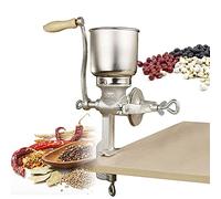 Malt Crusher, Grain Grinder, Craft Beer Crusher, Grain Mill Manual Stainless Steel with Hand Crank & Table Clamp Design,for Nut, Coffee, Grain, Seeds, Corn, Spices, LJJY-KK