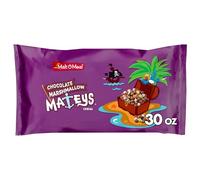 Malt-O-Meal Chocolate Marshmallow Mateys Breakfast Cereal, Crunchy Chocolate Cereal with Marshmallows, Large Cereal for Family, 30oz Resealable Cereal Bag
