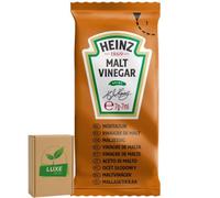 Malt Vinegar Individual Sachets - Single Serve Portions Sachets (Pack of 200) - Compatible for Heinz By Luxe Bitez