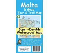 Malta and Gozo Tour and Trail Map