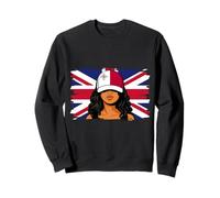 Malta Britain Flags Women Roots British Maltese Heritage Sweatshirt