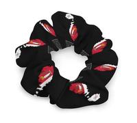 Malta Flag Map National Emblem Fashion Hair Bands Scrunchies for Women Soft Elastic Hair Ties Accessories
