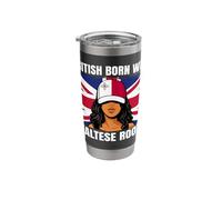 Malta Girl Heritage British Born Maltese Roots Pride Stainless Steel Insulated Tumbler