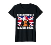 Malta Girl Heritage British Born Maltese Roots Pride T-Shirt