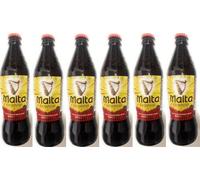 Malta Guinness 330ml Bottles - Nigerian Non-Alcoholic Malt Drink, Rich Energy Boost, Original African Flavour, Pack of 6