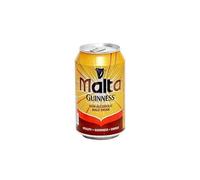 Malta Guinness Can 330ml From Nigeria - Non-Alcoholic Malt (Pack of 6)