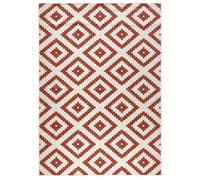 THE RUGS Malta Reversible Indoor Outdoor Rug Flatweave Polypropylene in Red | Size: 160 cm x 230 cm THE RUGS Red 160 cm x 230 cm