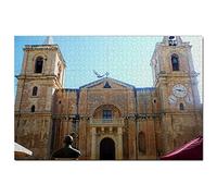Malta St Johns Co-Cathedral Valletta Puzzle 1000 Piecesen Puzzle Adult Game Graphics Travel Souvenir 50x70CM