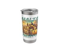 Malta Valletta Island Mediterranean Holiday Stainless Steel Insulated Tumbler
