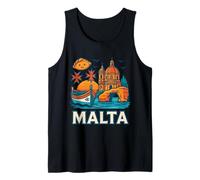 Malta Vibes: Scenic Landmarks & Local Delights Tank Top