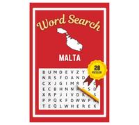 Malta Word Search Puzzle Book: Easy to read print | 6x9 inches | 28 Puzzles, 252 Words, 42 Pages | Gift for Country & Geography Lovers, Vacations, Road Trips, Holidays, & Free Time