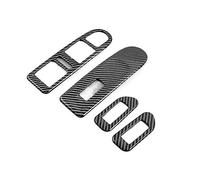 MALTAY Car interior For VW For Golf 6 MK6 2010 2011 2012 2013 ABS Carbon Fiber Texture Door Window Lift Control Switch Panel Cover Protective Trim Cover Trim Interior